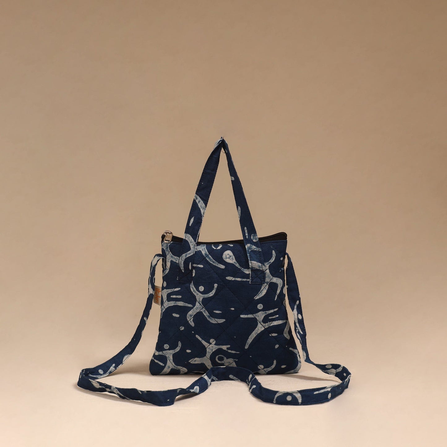 Handcrafted quilted sling bag 26