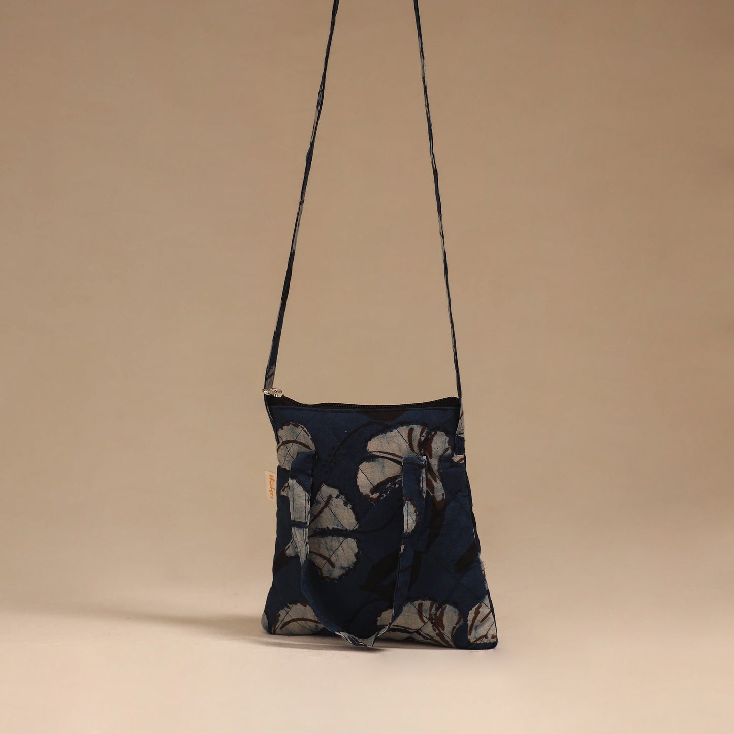 Handcrafted quilted sling bag 35