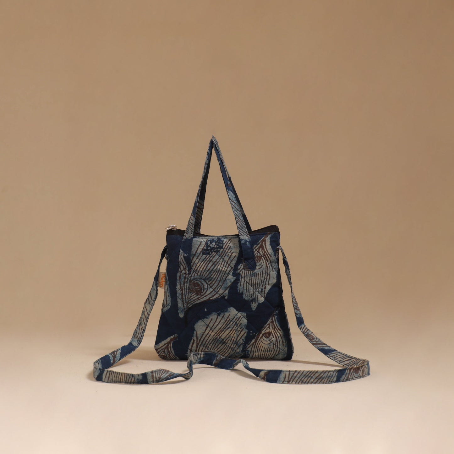 Handcrafted quilted sling bag 40