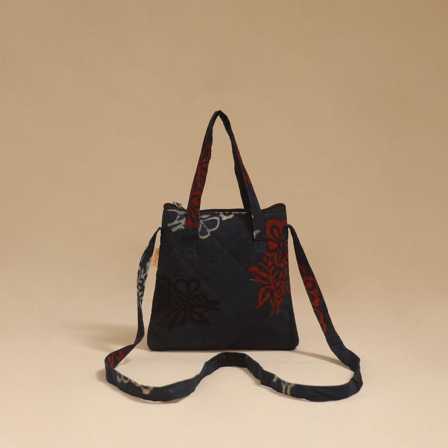Handcrafted quilted sling bag 42