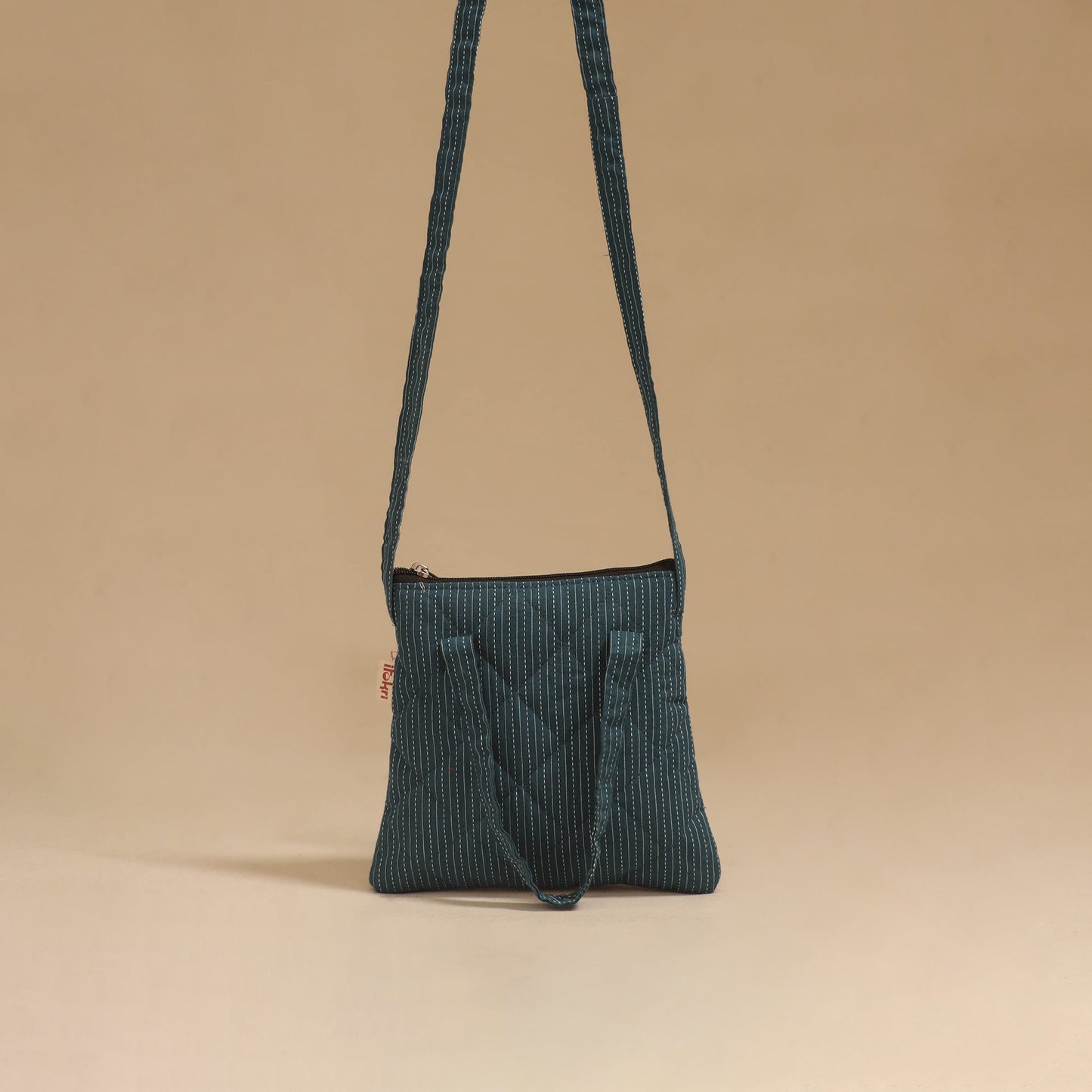 Handcrafted quilted sling bag 50