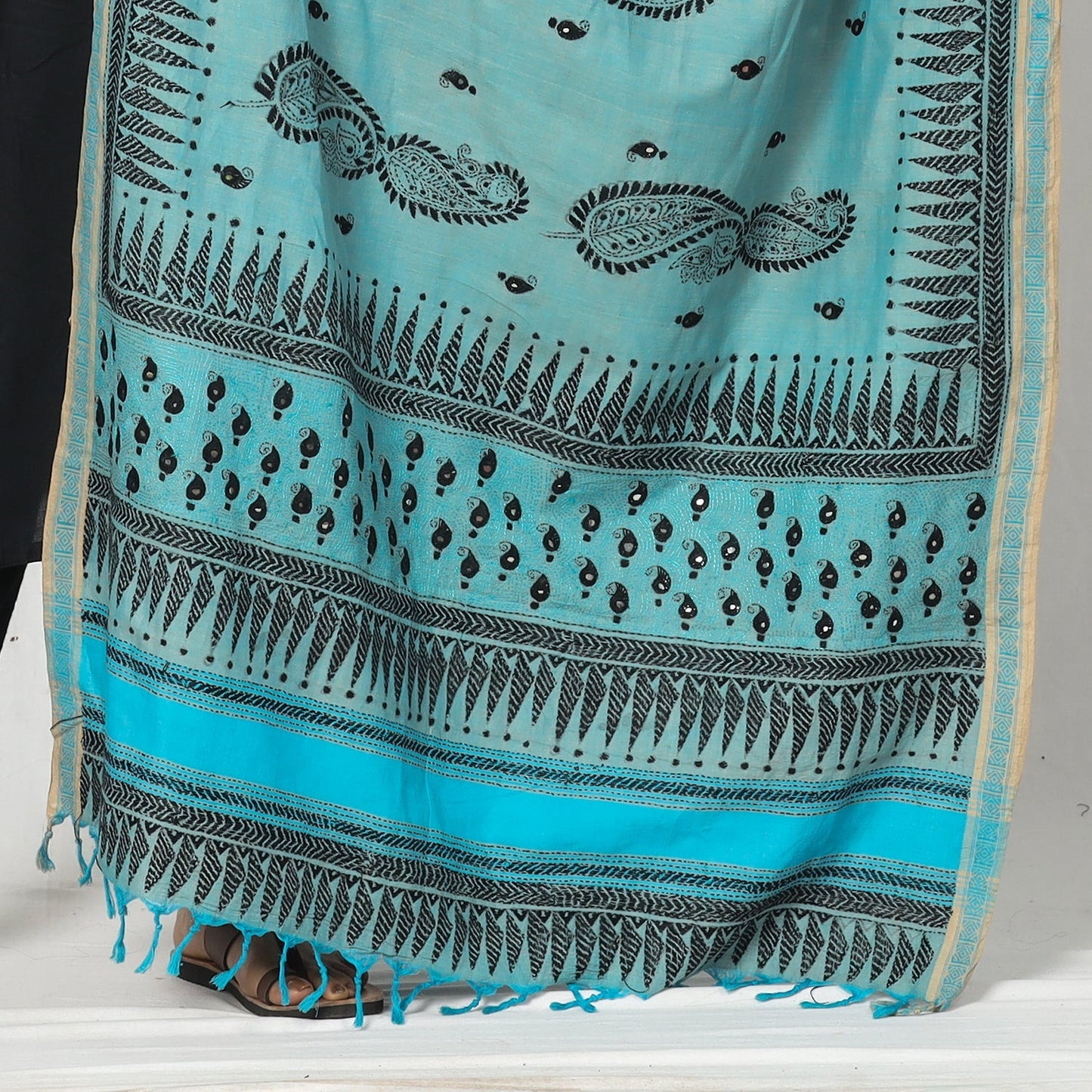 Kantha Embroidery Dupatta