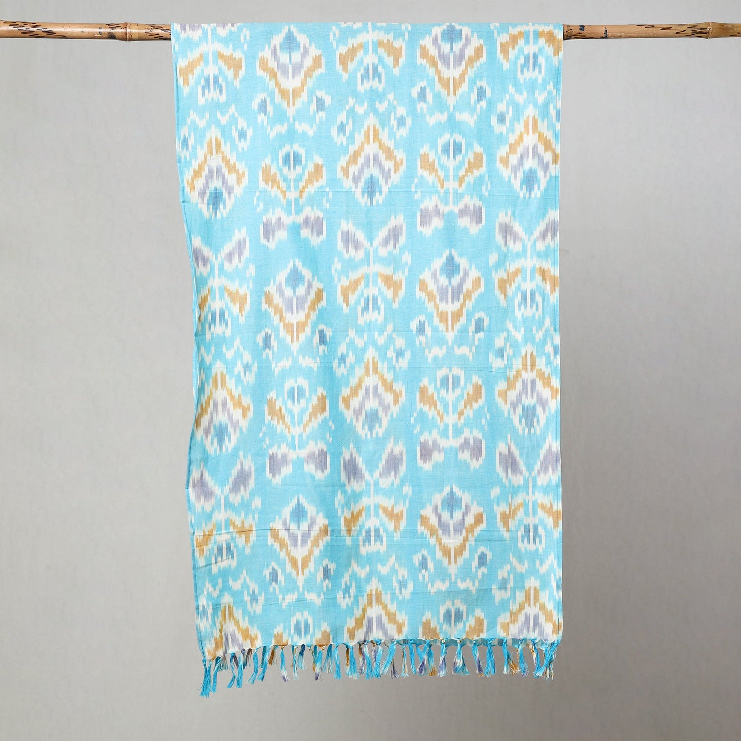 Handloom Cotton Pochampally Central Asian Ikat Stole