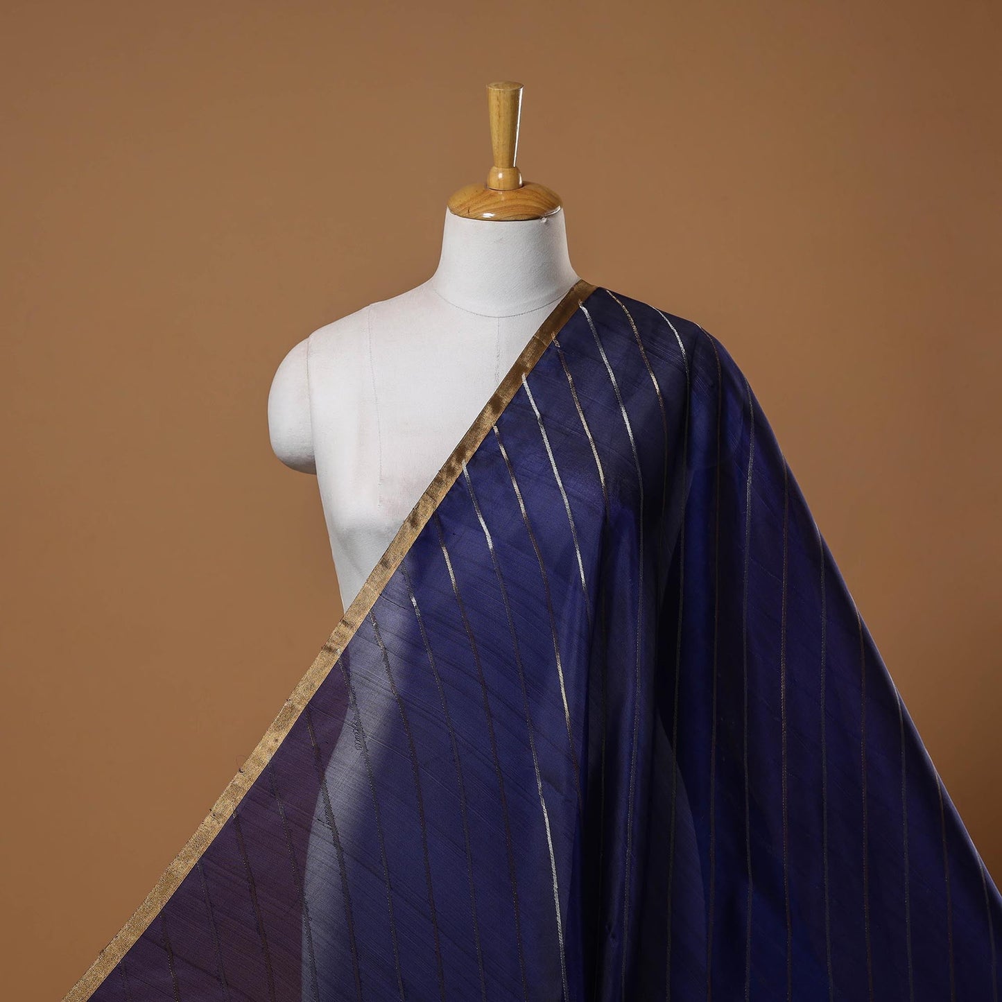 Handloom zari buti pure chanderi silk fabric 16