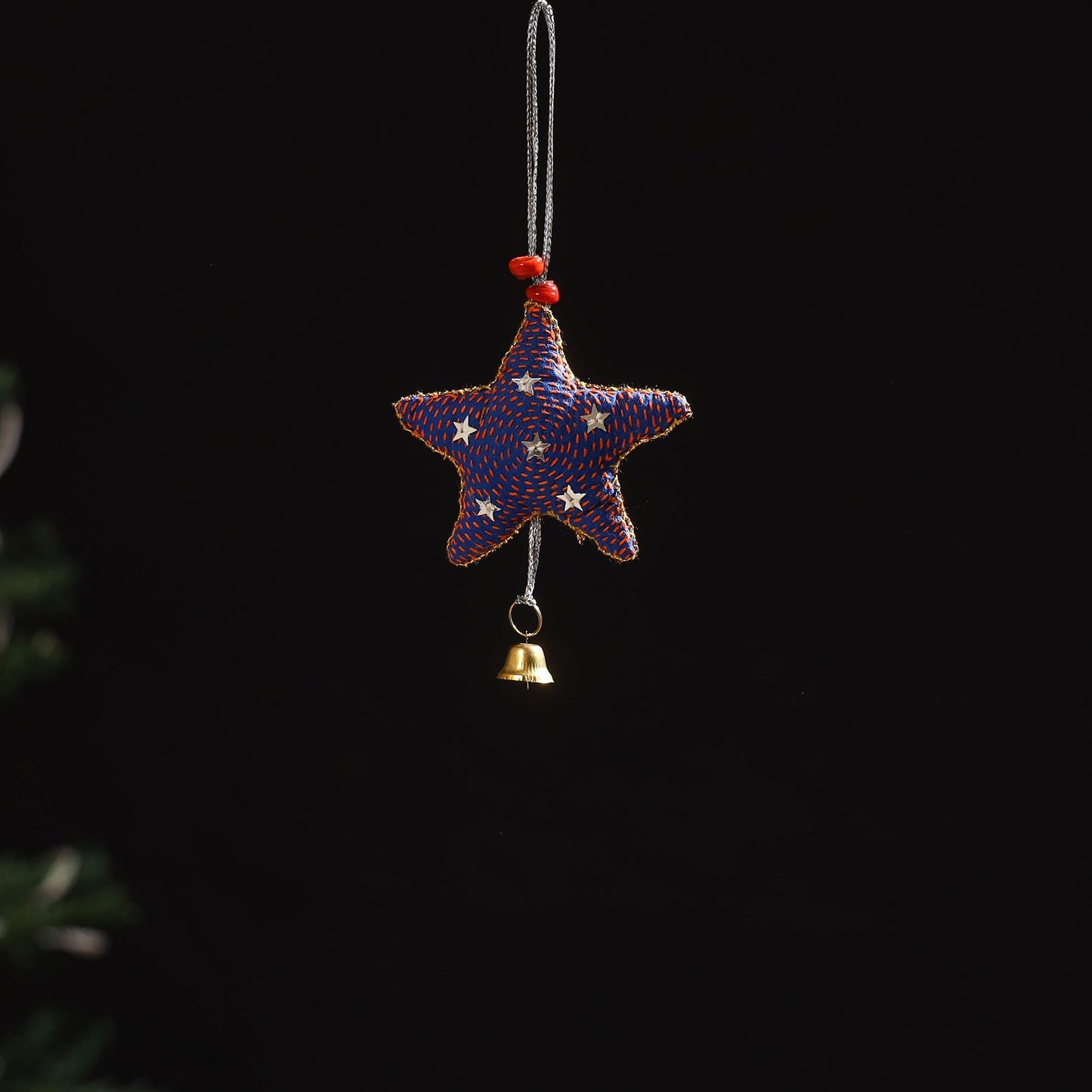 Handmade christmas ornament star hanging 24 - handcrafted