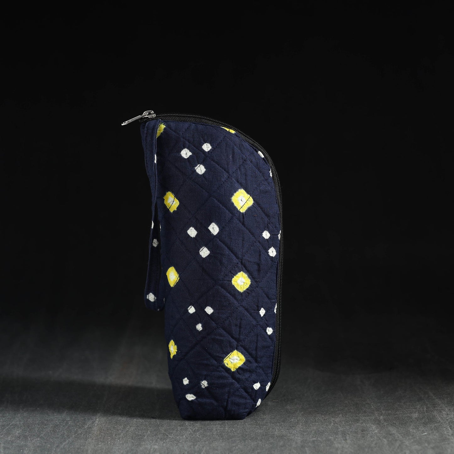 Blue Handmade Cotton 1L Water Bottle Cover