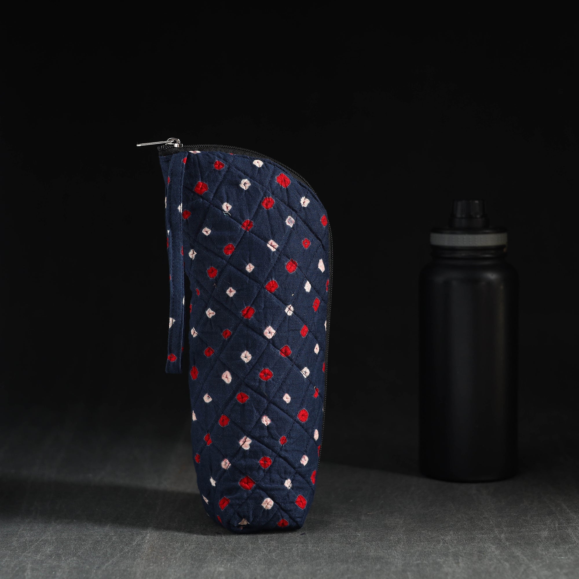 Blue - Handmade Cotton 1L Water Bottle Cover 26 main image 1