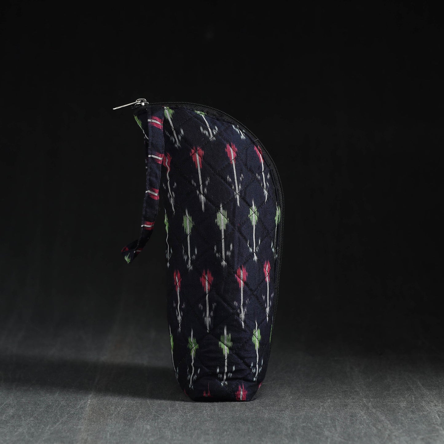 Blue Handmade Cotton 1L Water Bottle Cover