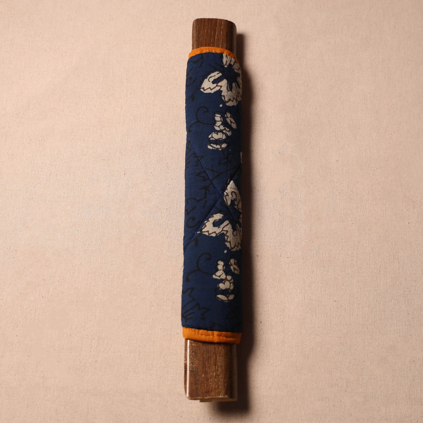 Buy Handmade Cotton Blue Fridge Handle Cover