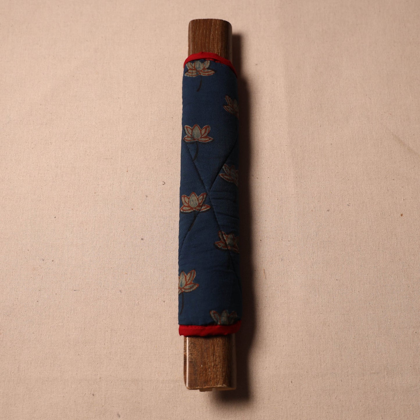 Buy Handmade Cotton Blue Fridge Handle Cover 42