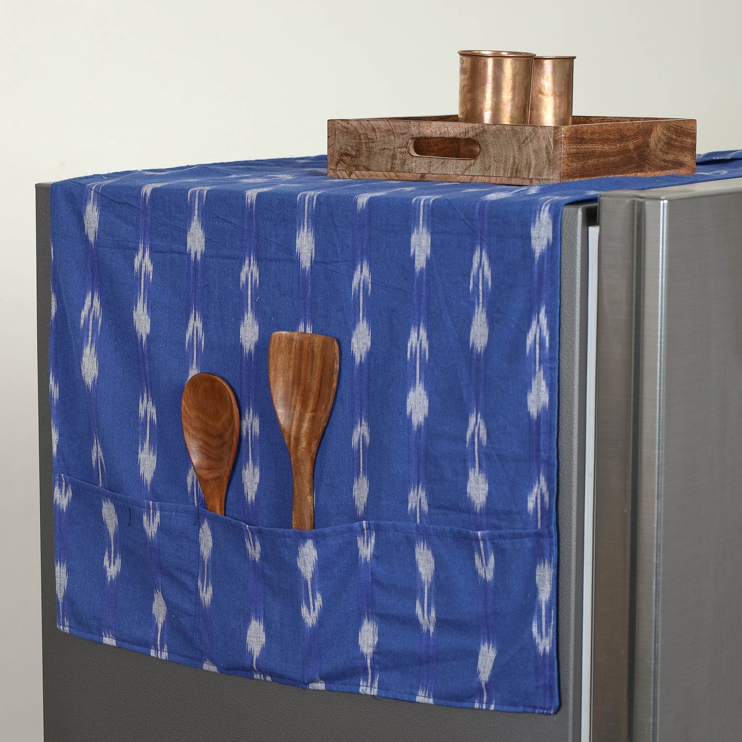 Buy Handmade Cotton Fridge Top Cover with Multiple Pockets 15 Online l iTokri.com