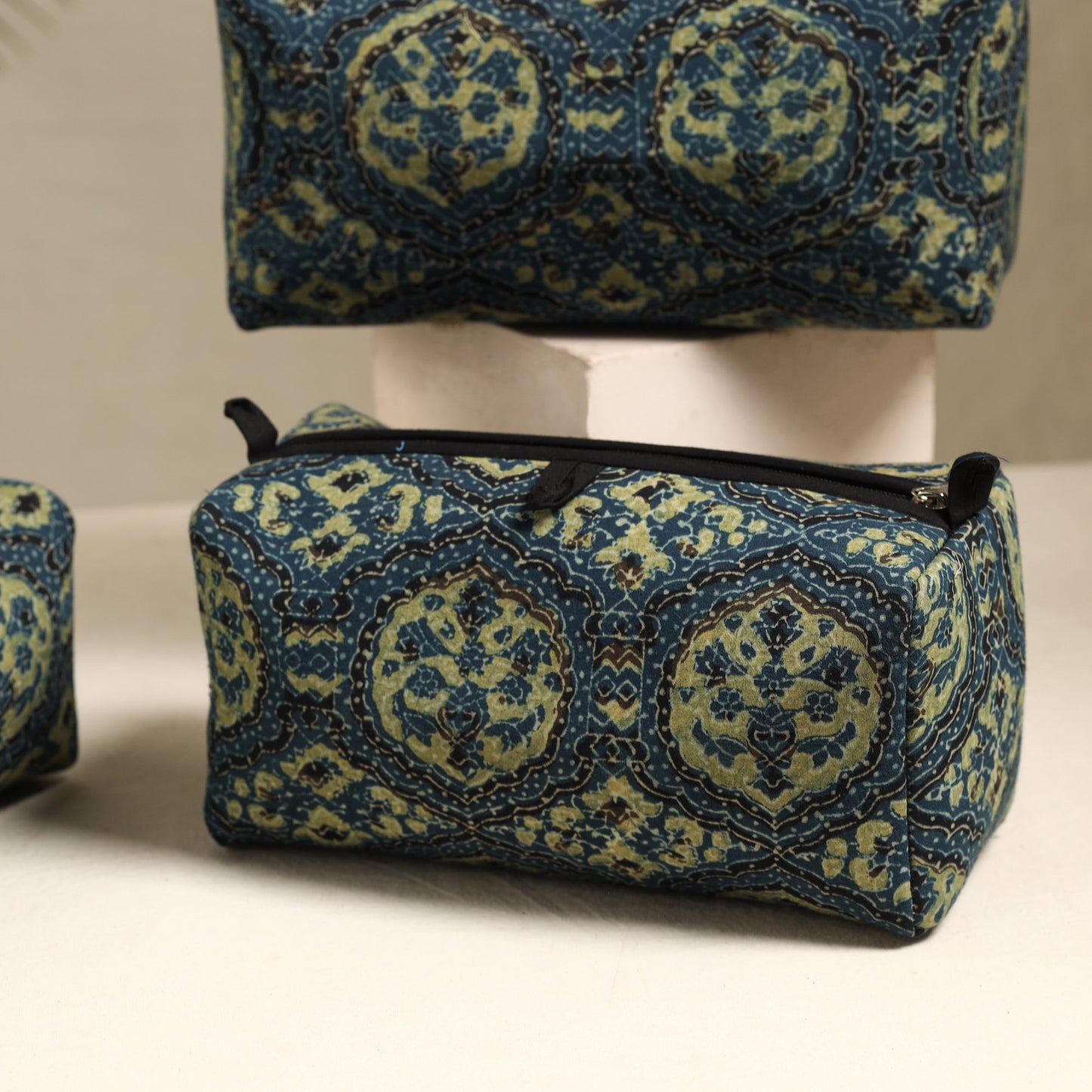 Handmade Cotton Toiletry Bags (Set of 3) 112