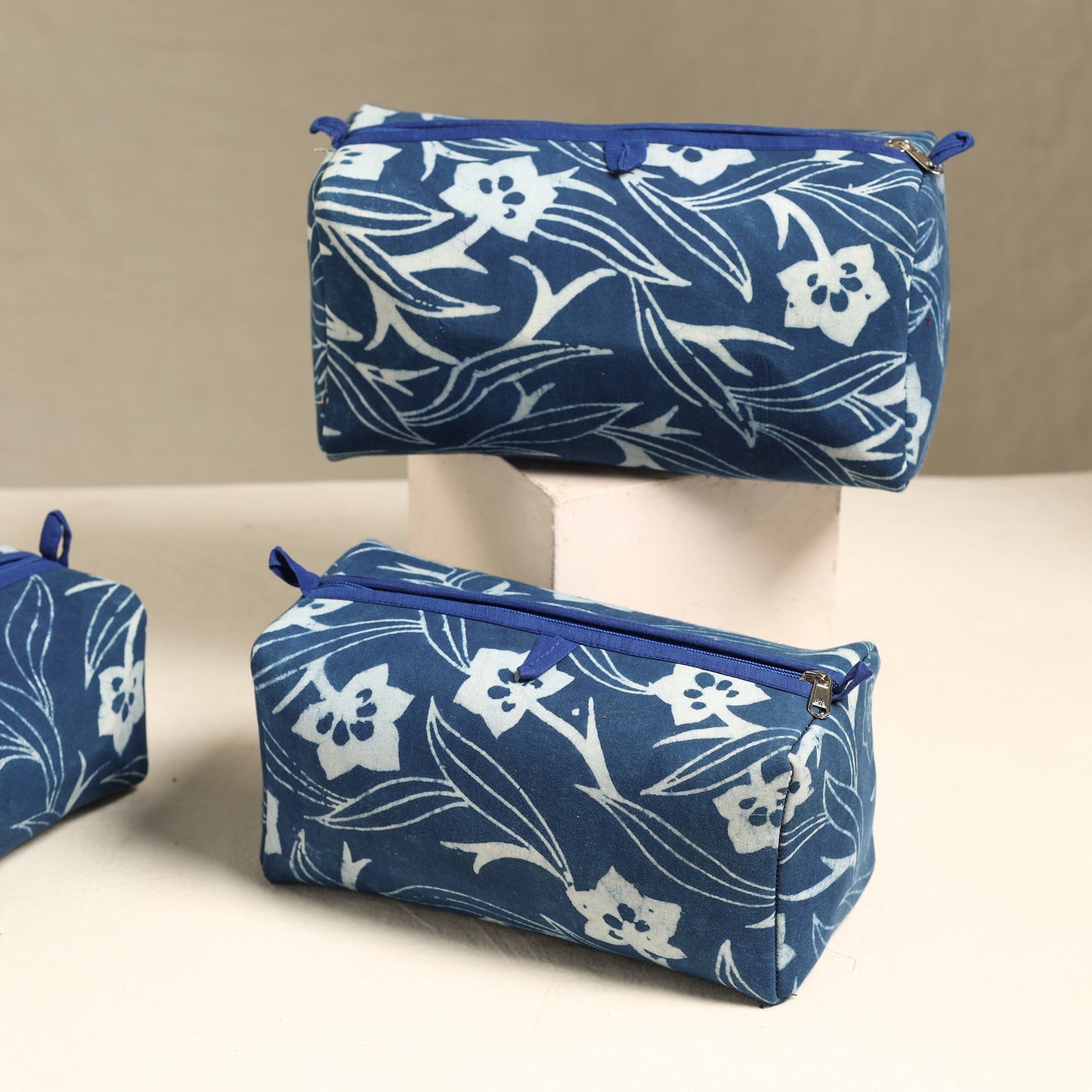 Handmade Cotton Toiletry Bags (Set of 3) 13