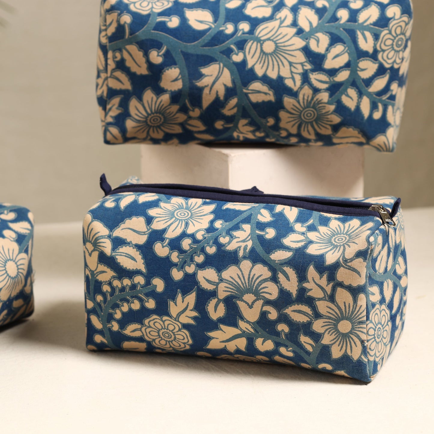 Handmade Cotton Toiletry Bags (Set of 3) 136