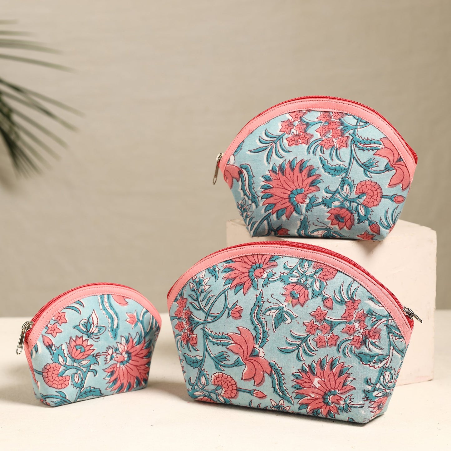 Handmade Cotton Toiletry Bags (Set of 3) 152
