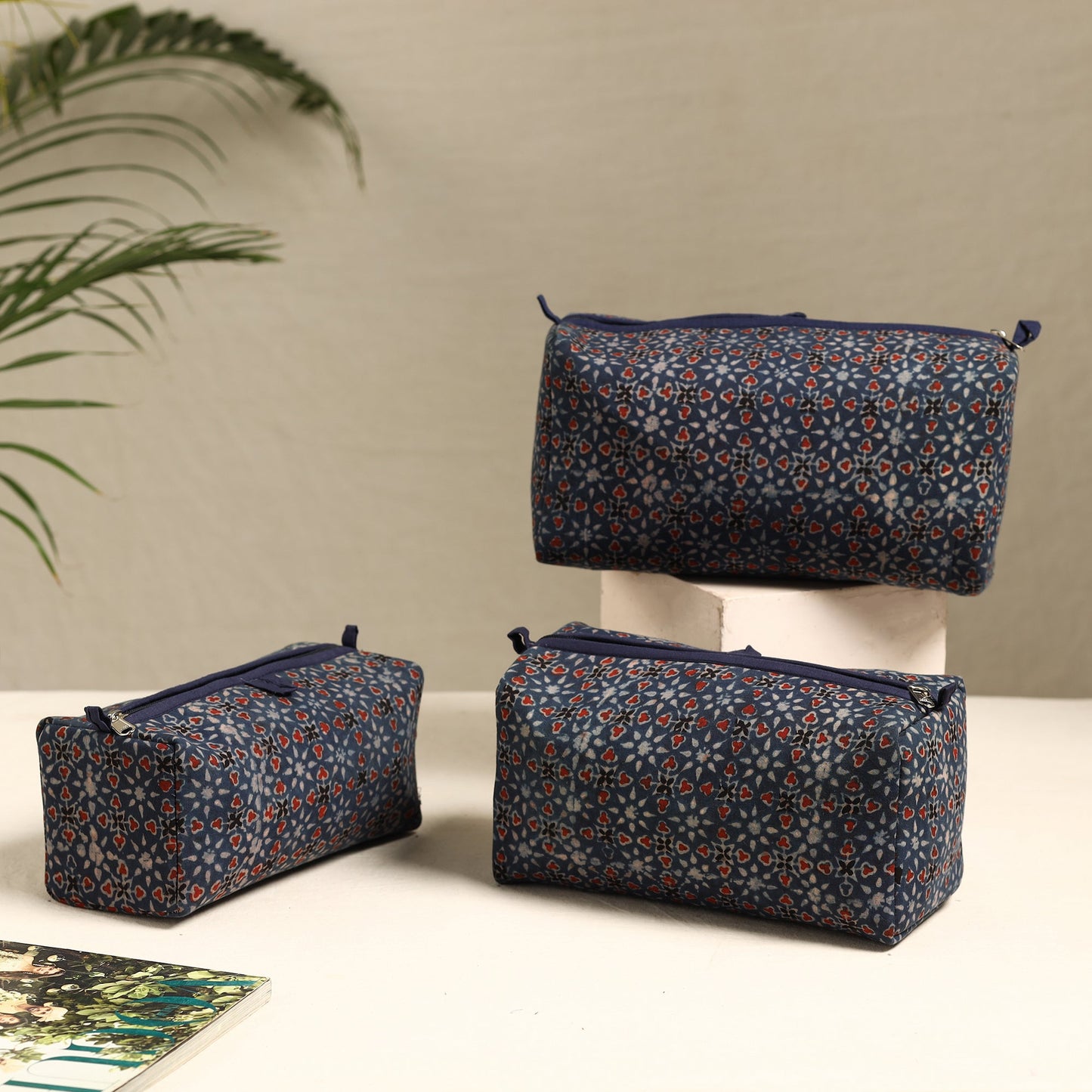 Handmade Cotton Toiletry Bags (Set of 3) 18
