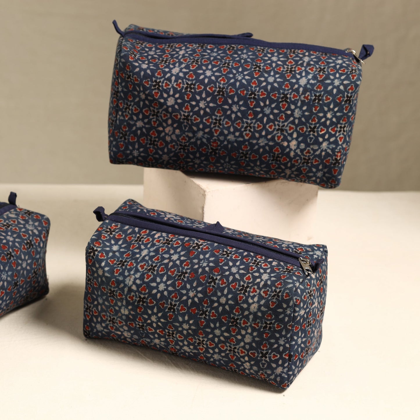 Handmade Cotton Toiletry Bags (Set of 3) 18