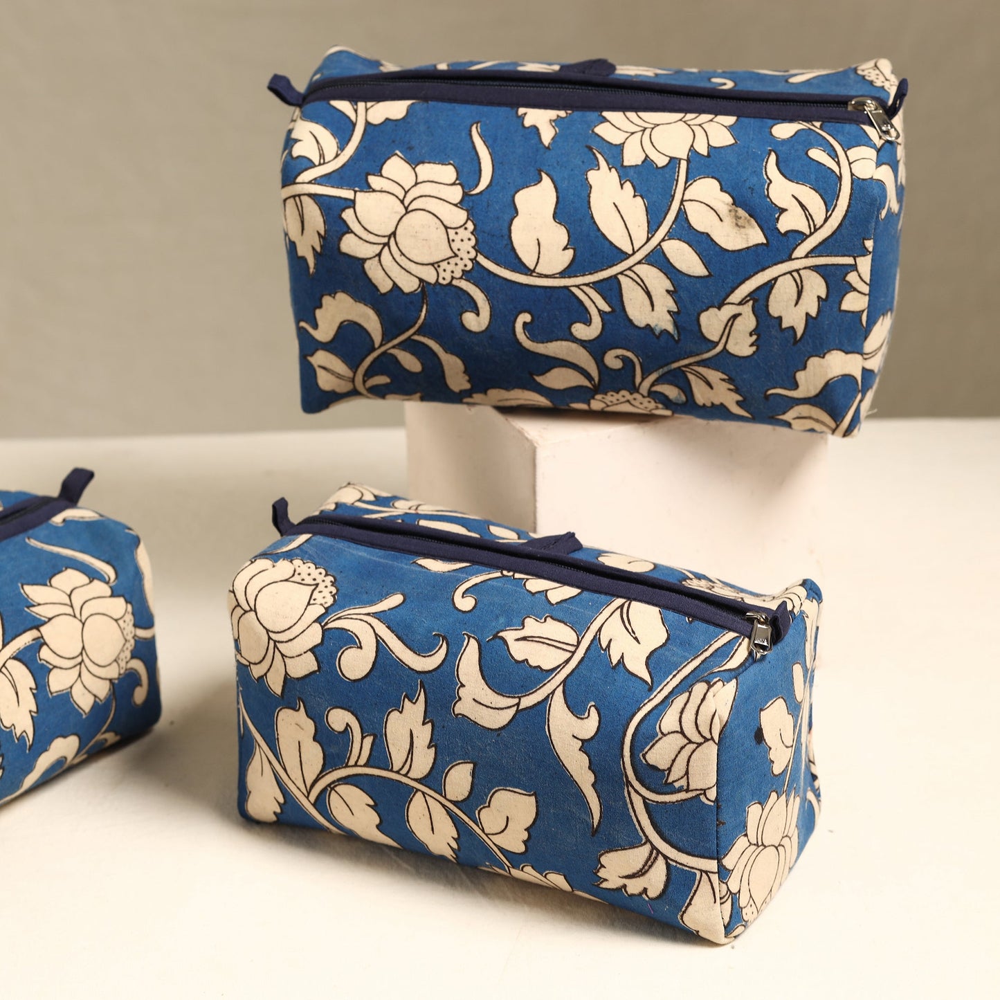 Handmade Cotton Toiletry Bags (Set of 3) 19
