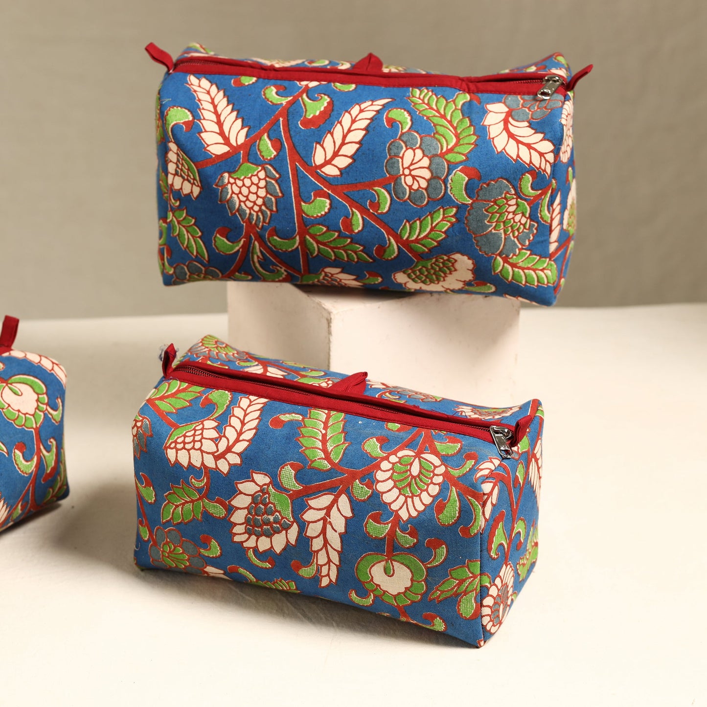 Handmade Cotton Toiletry Bags (Set of 3) 24