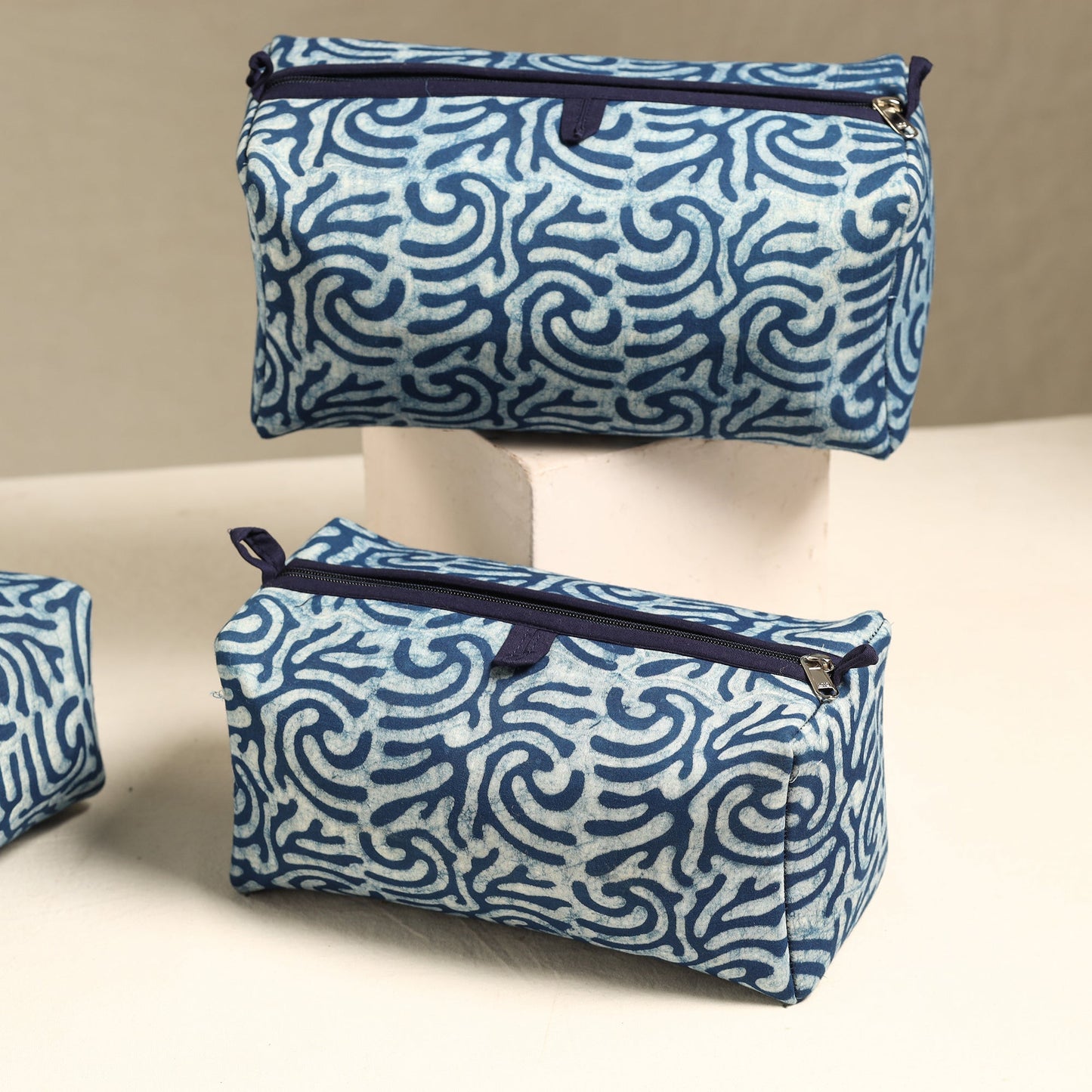 Handmade Cotton Toiletry Bags (Set of 3) 29