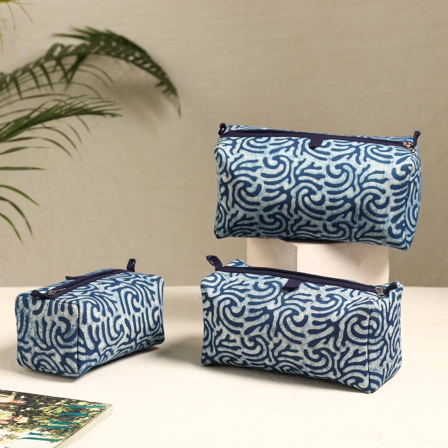 Handmade Cotton Toiletry Bags (Set of 3) 29
