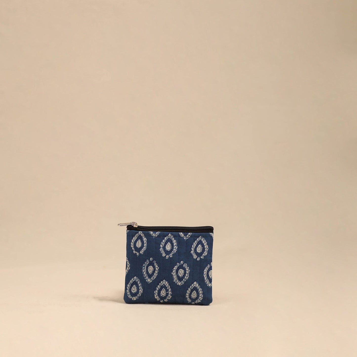 Blue Handmade Cotton Utility Pouches (Set of 3)
