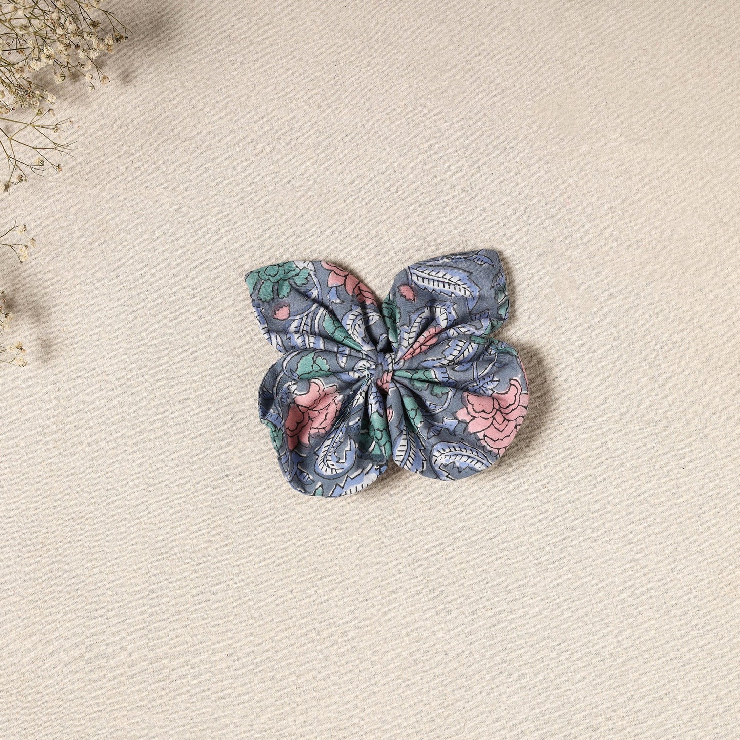 Handmade Fabric Butterfly Hair Clip