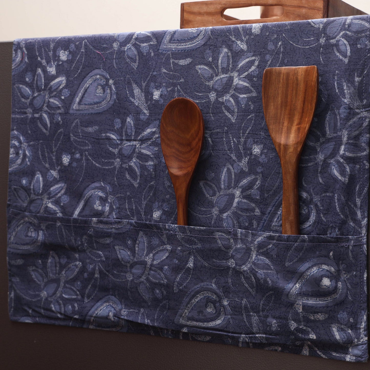 Handmade fridge top cover with multiple pockets 140