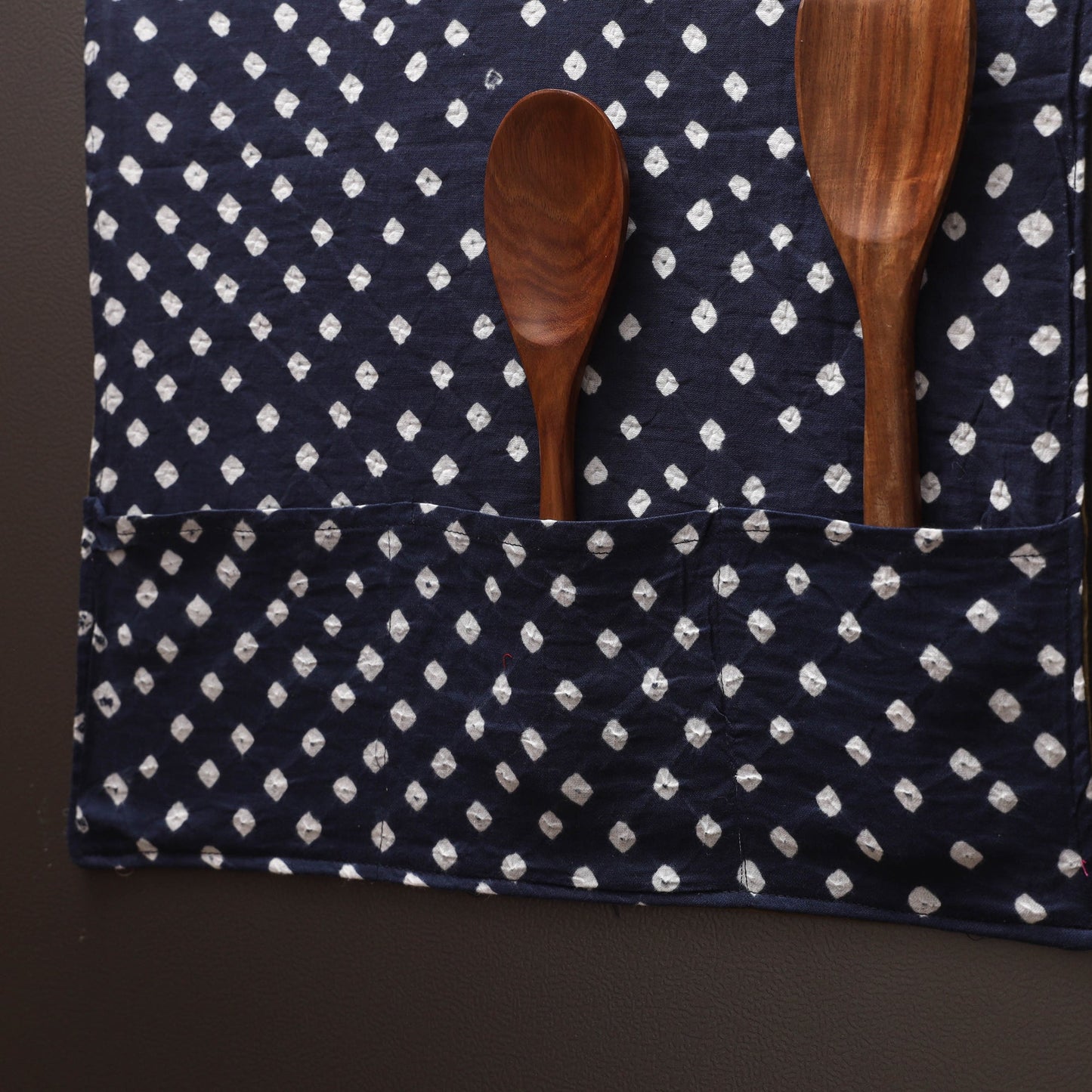 Handmade fridge top cover with multiple pockets 83