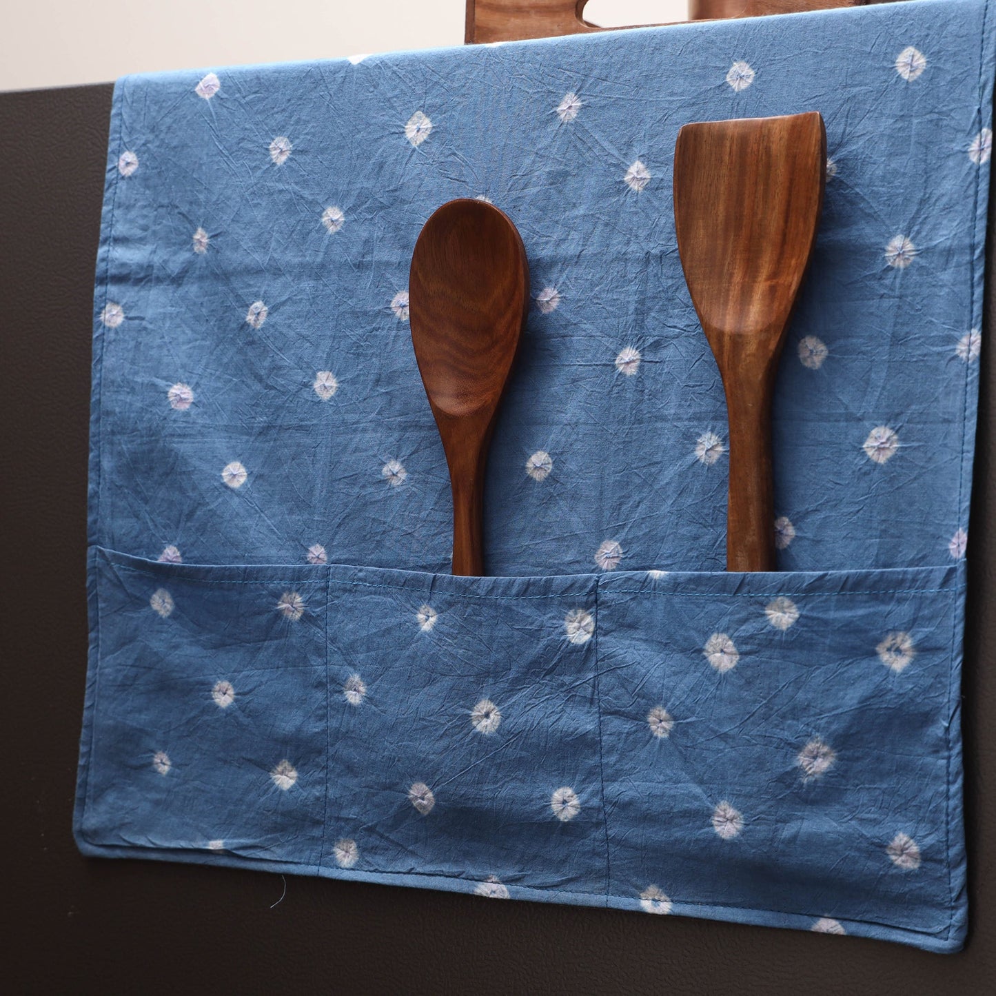 Handmade fridge top cover with multiple pockets 92
