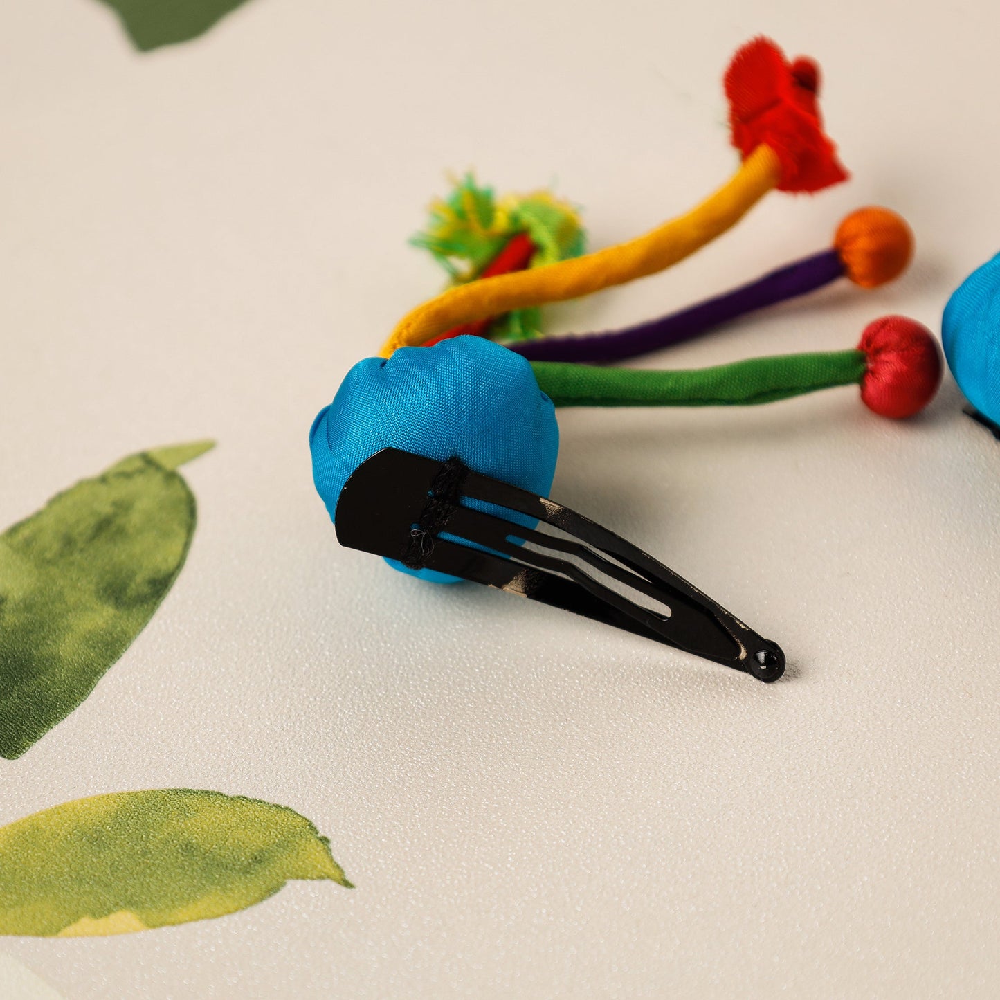 Handmade Poppy Hair Clips by Jugaad