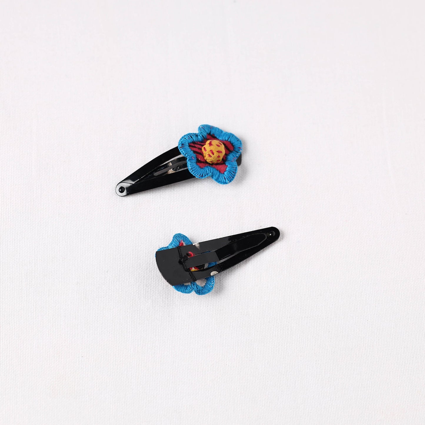 Handmade Thread Work Tik-Tak Hair Clips (Set of 2)