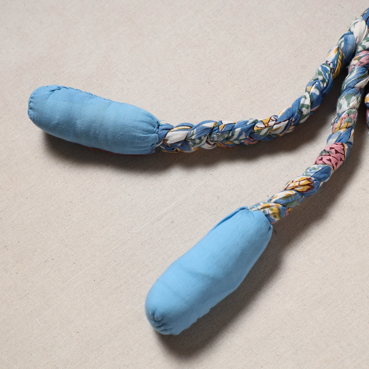 Handmade Upcycled Fabric Skipping Jump Rope