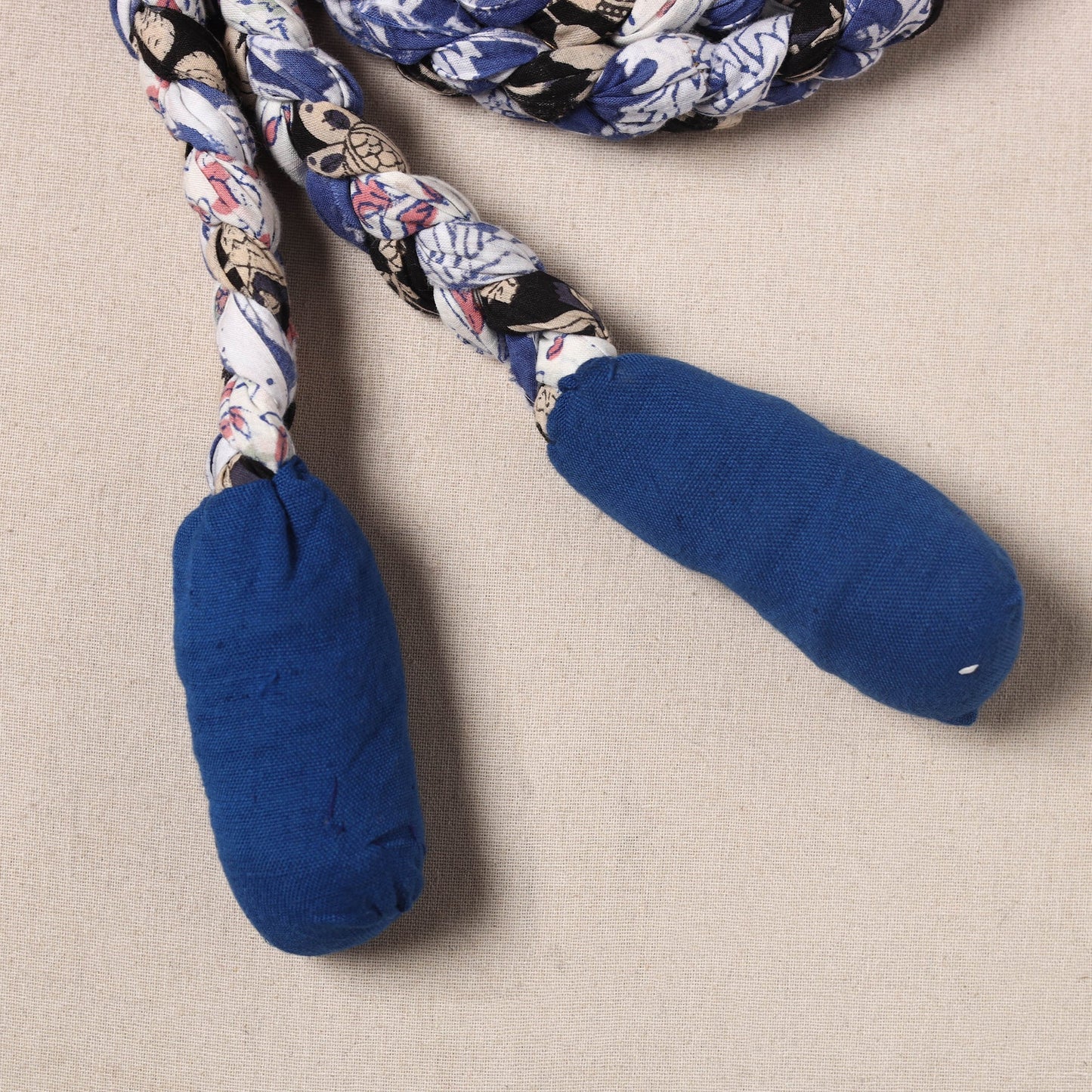 Handmade Upcycled Fabric Skipping Rope
