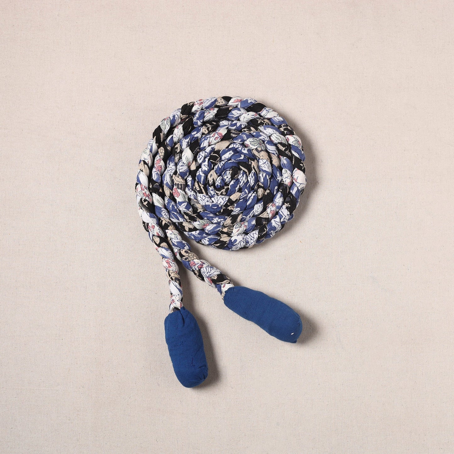 Handmade Upcycled Fabric Skipping Rope