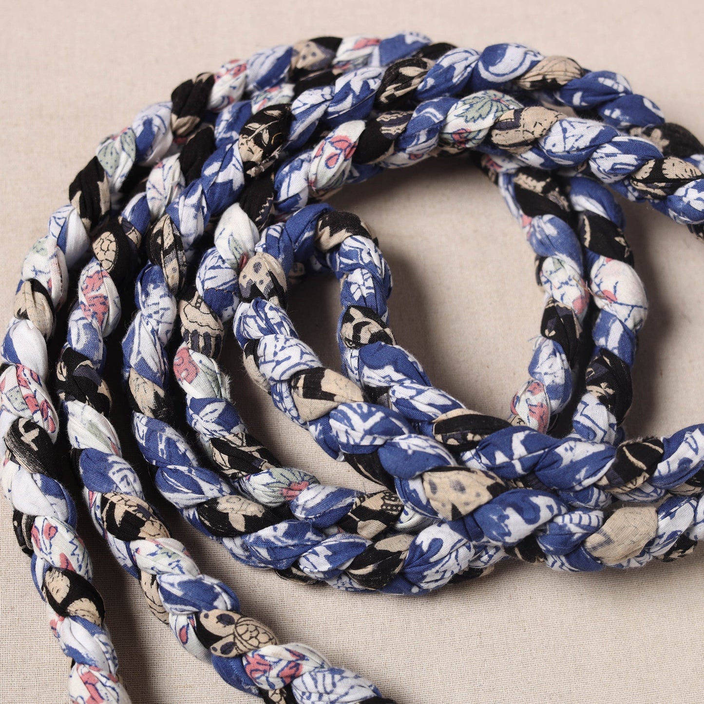 Handmade Upcycled Fabric Skipping Rope