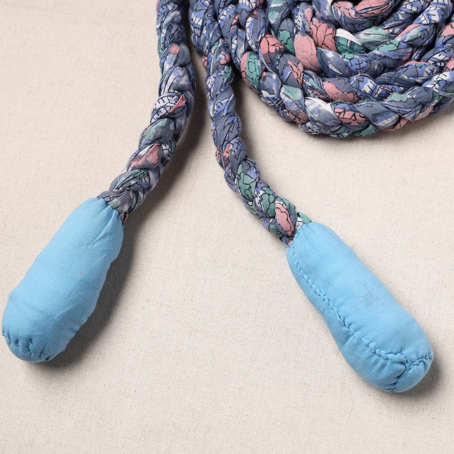 Handmade Upcycled Fabric Skipping Rope