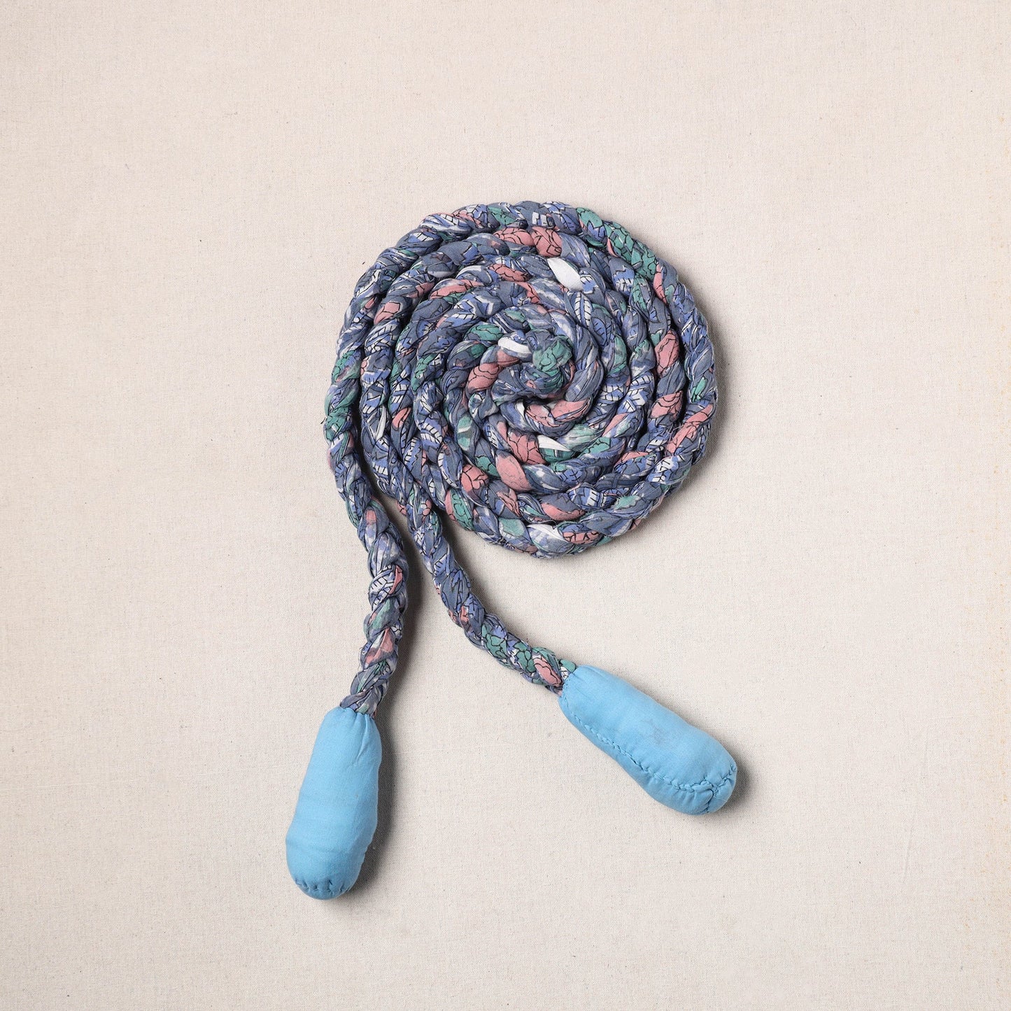 Handmade Upcycled Fabric Skipping Rope