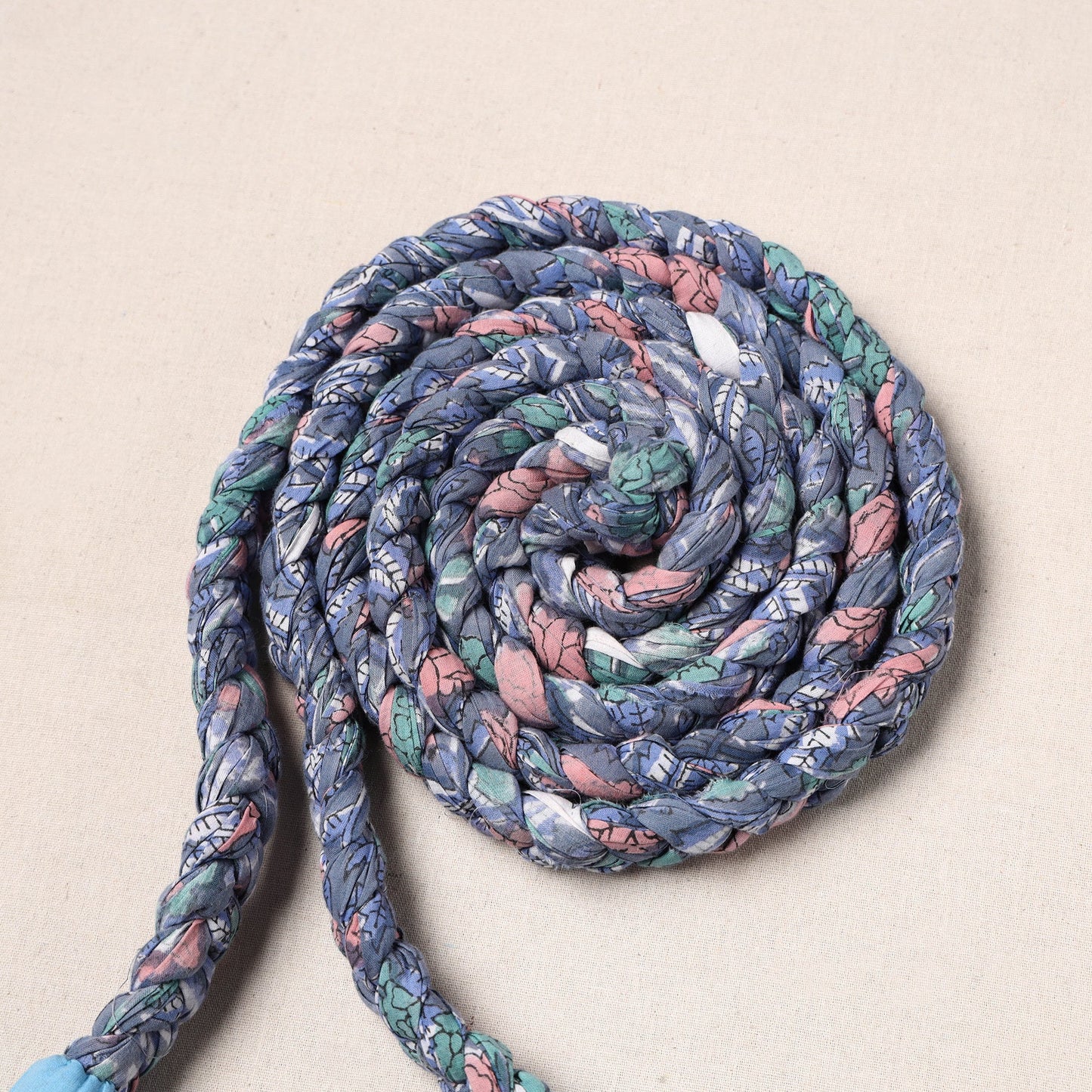 Handmade Upcycled Fabric Skipping Rope