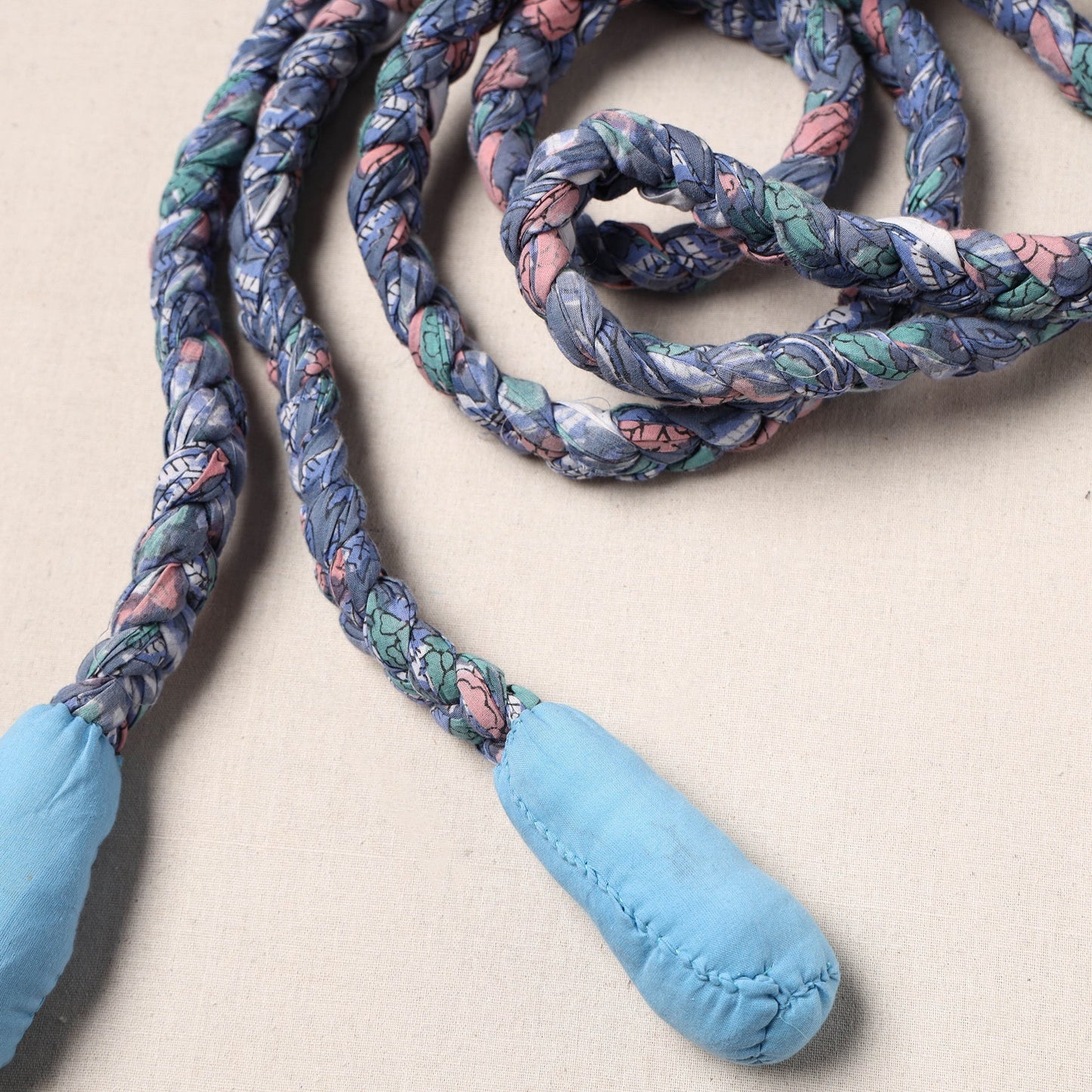 Handmade Upcycled Fabric Skipping Rope