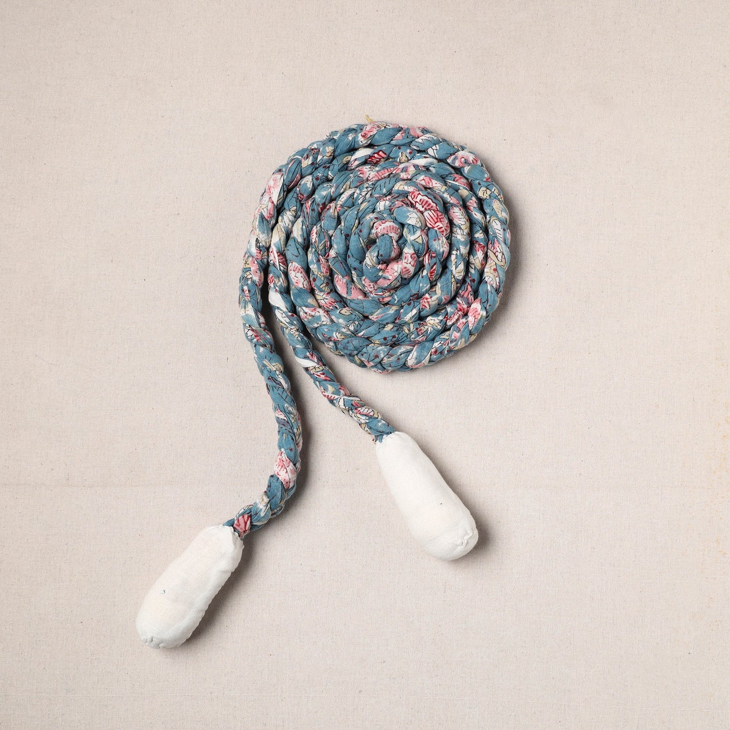 Handmade Upcycled Fabric Skipping Rope