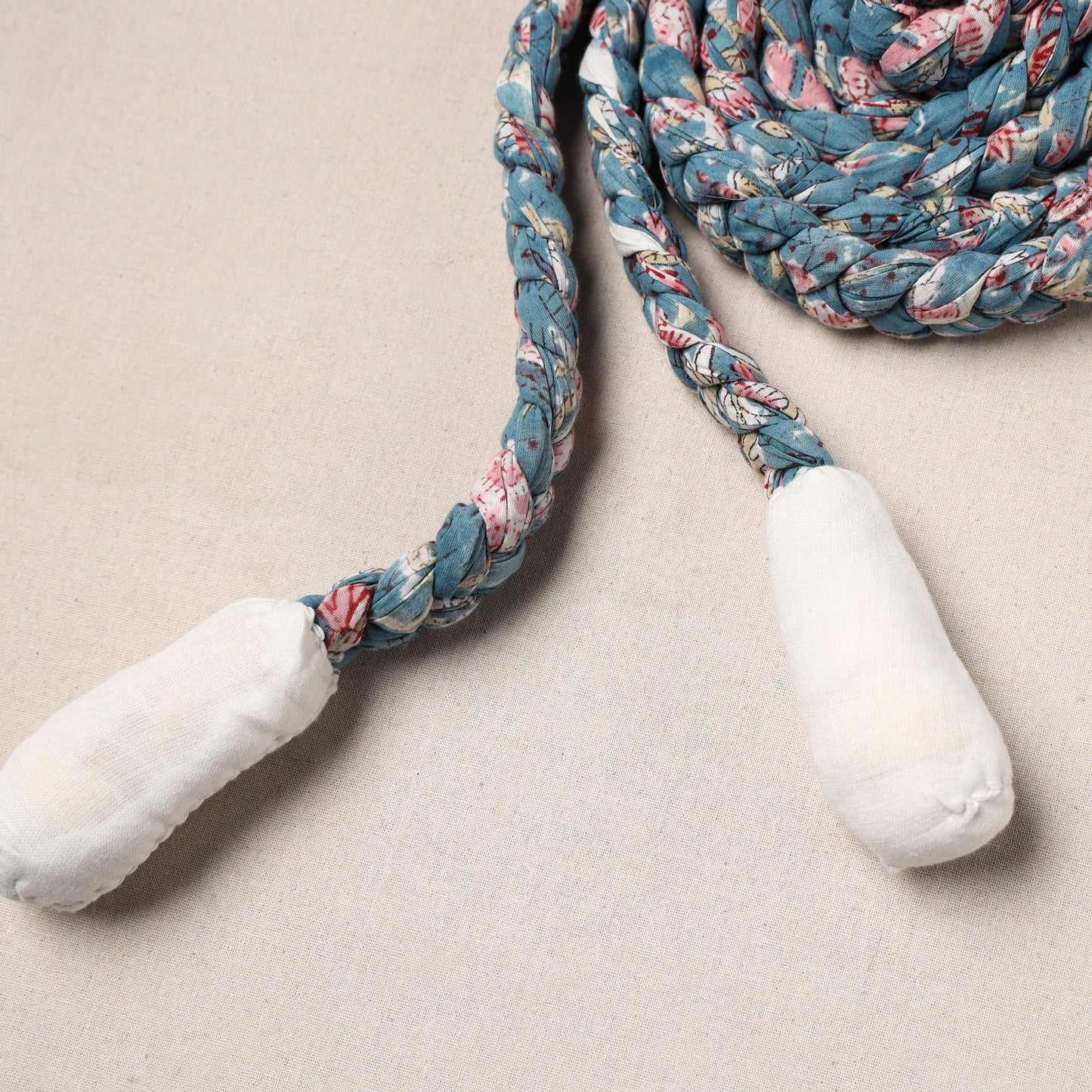 Handmade Upcycled Fabric Skipping Rope