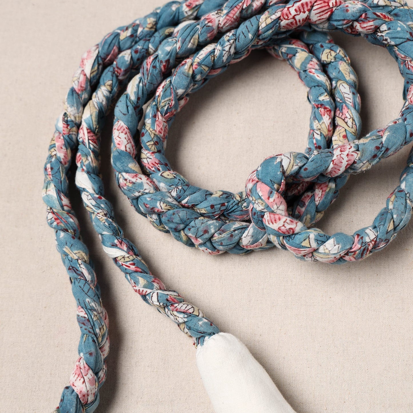 Handmade Upcycled Fabric Skipping Rope