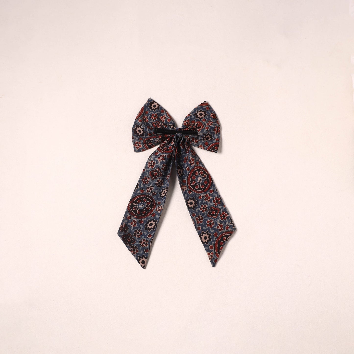 Handmade women’s bow hair clip 48 - handcrafted