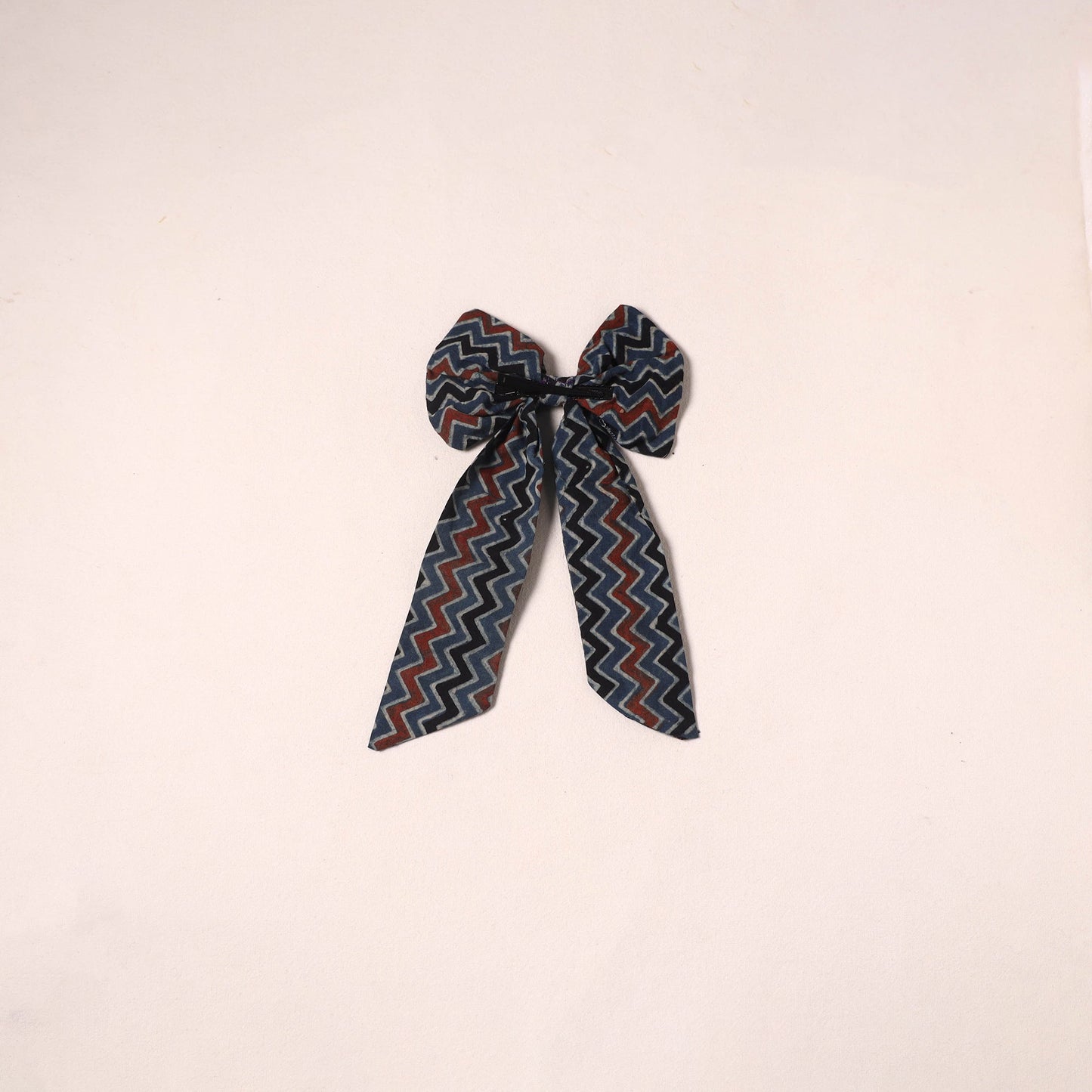 Handmade women’s bow hair clip 55 - handcrafted