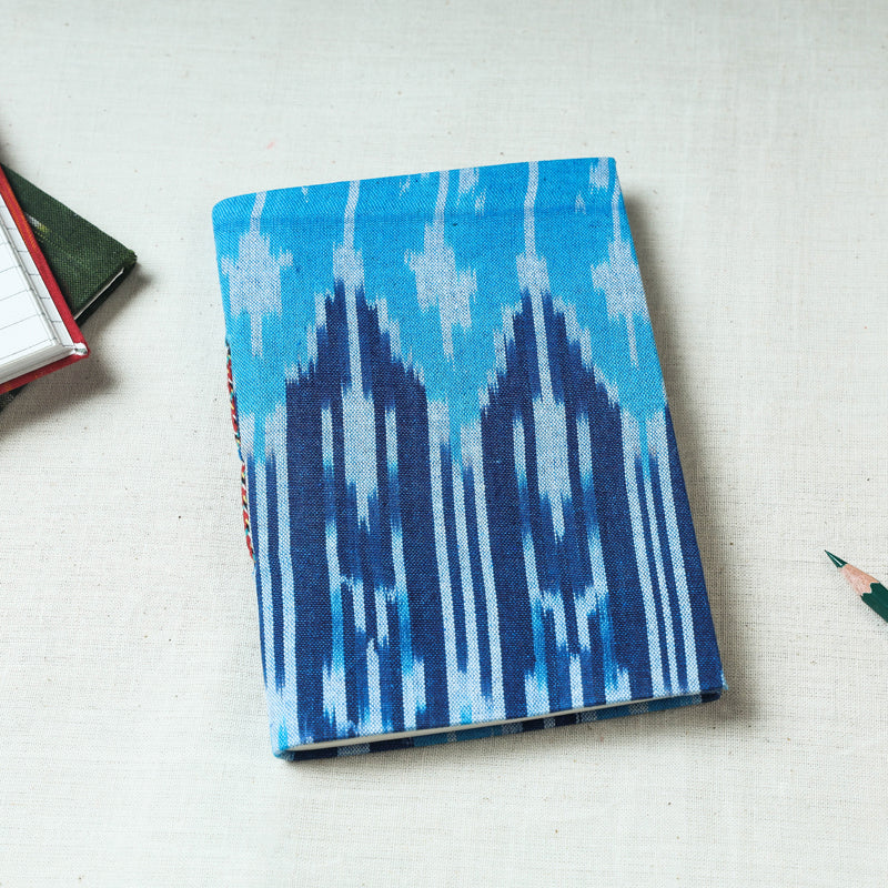 Ikat Fabric Cover Handmade Paper Notebook