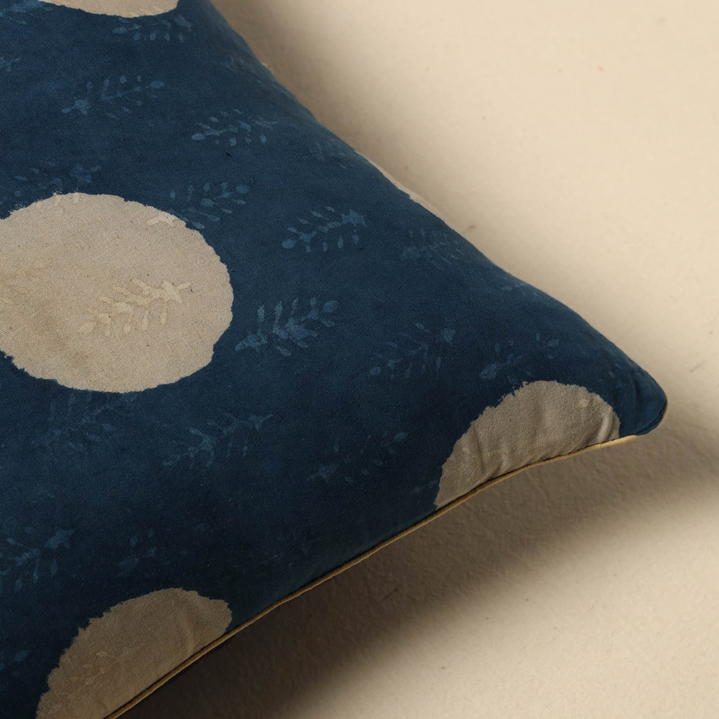 Indigo bagru cushion cover 19 - handcrafted
