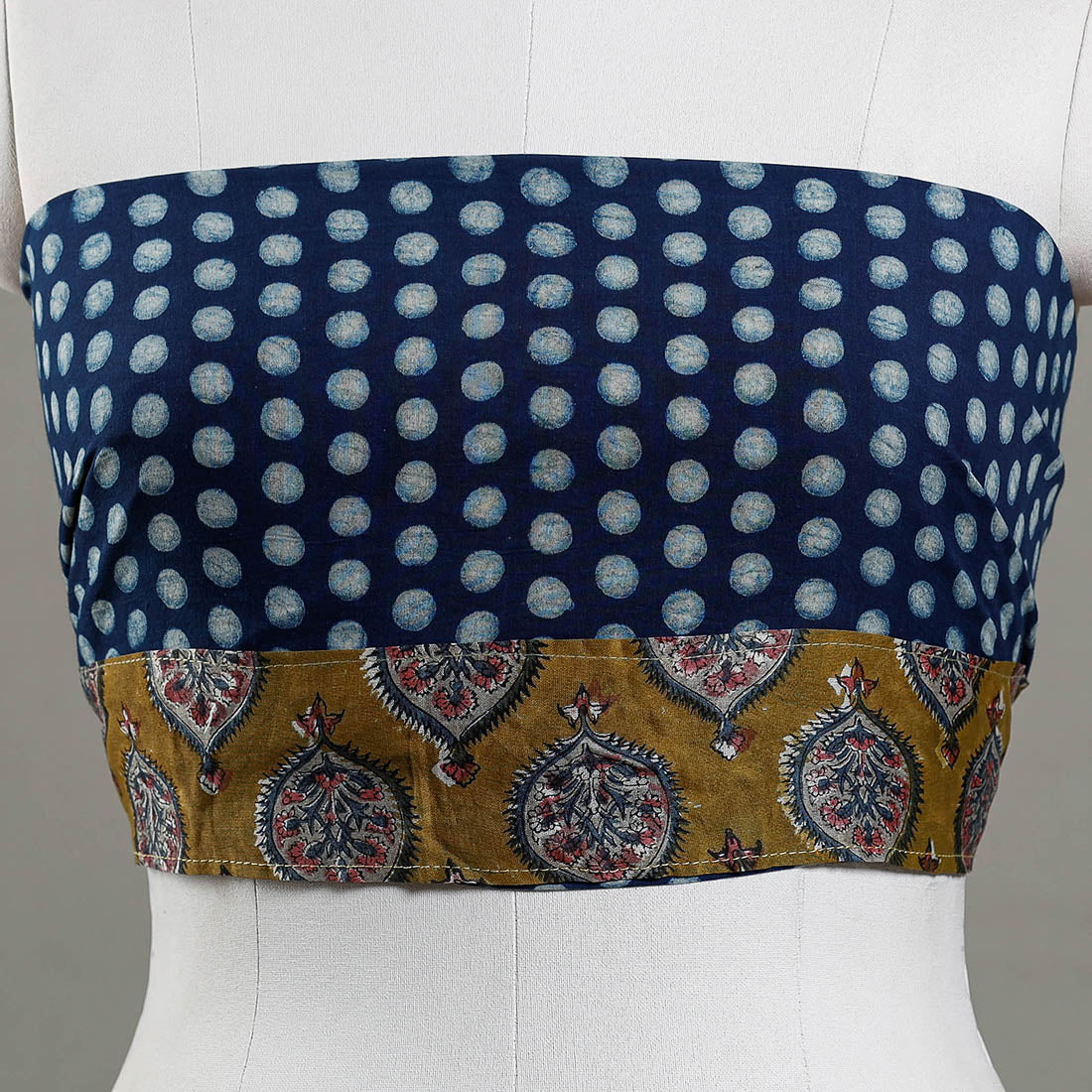 Block Printed Blouse Piece