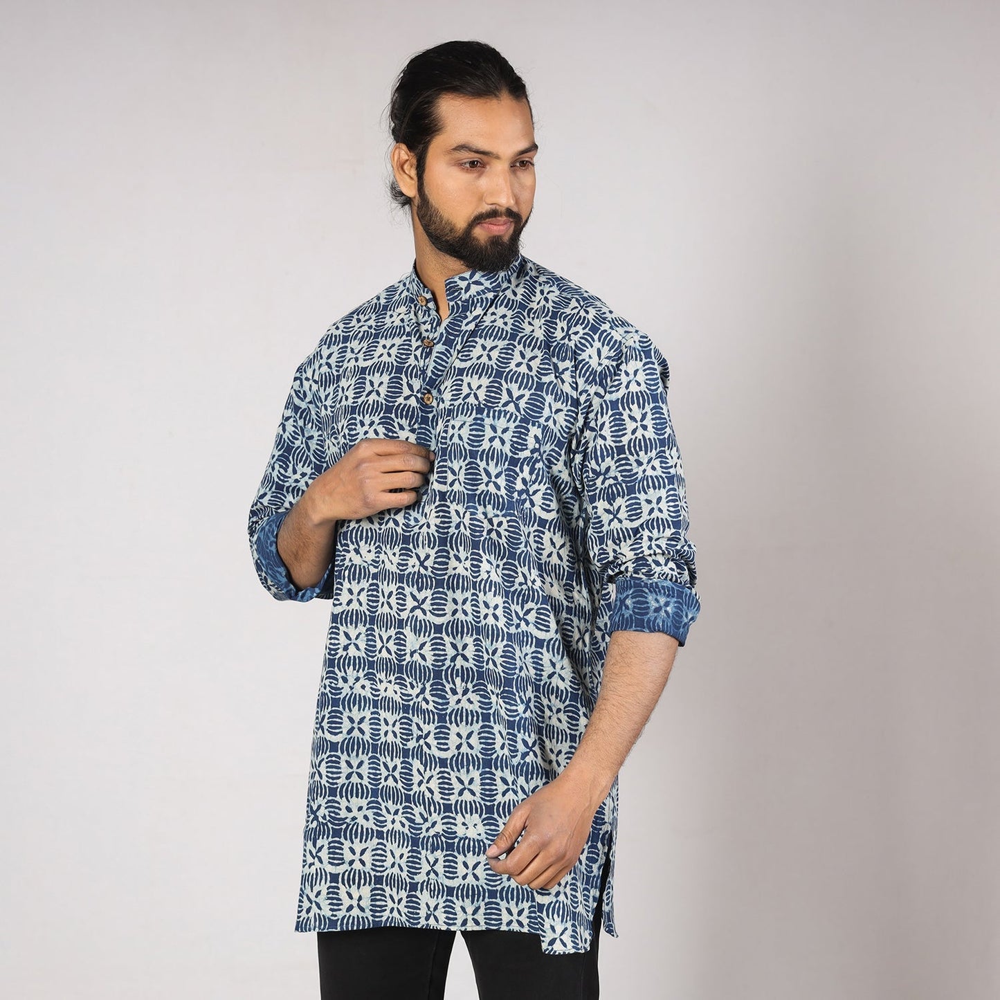 Block Printed Men Kurta