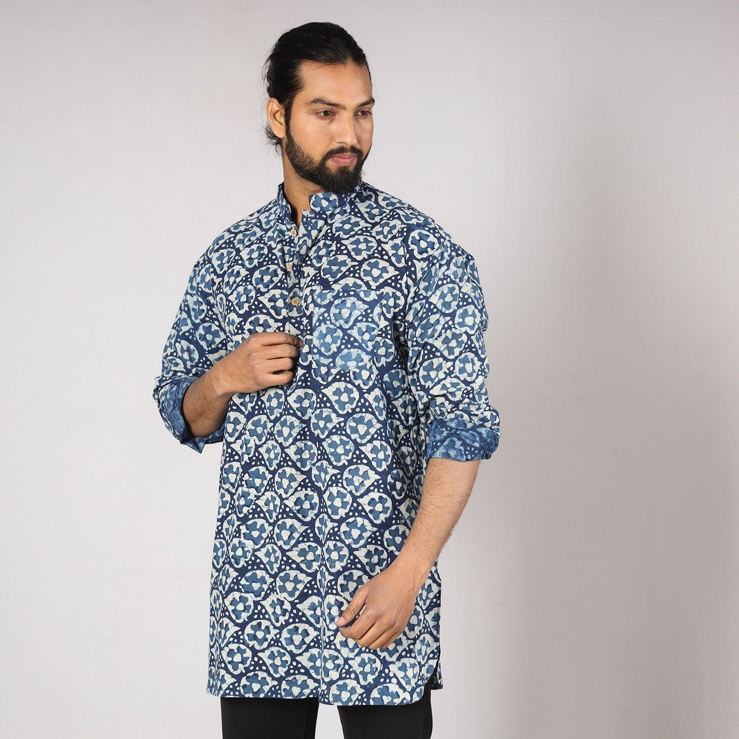 Block Printed Men Kurta